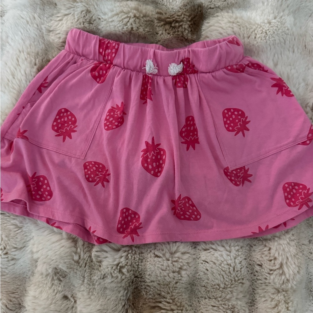 Cat & jack Pink Strawberry Print Kids Skirt